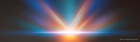 light effect background vector illustration