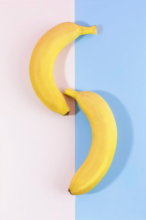 fruit still life photo, bananaの写真素材