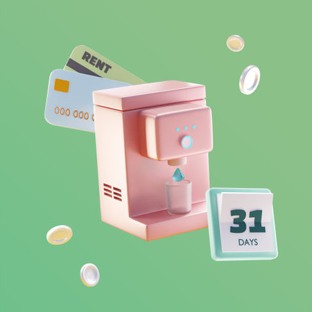 3D vector shopping objectsの写真素材