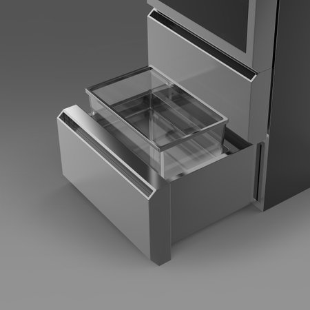 3D graphic concept of wine cellerの写真素材
