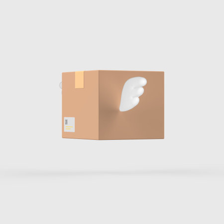 a winged delivery box