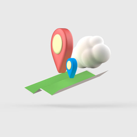 Map Location Iconの写真素材