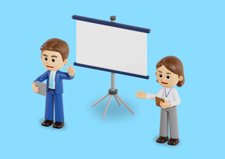 3D graphics presentingの写真素材