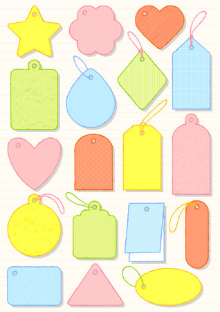 Frame Label Sourceのイラスト素材
