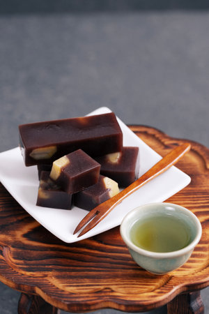 Traditional Tea and Chestnut Yanggang Dessert