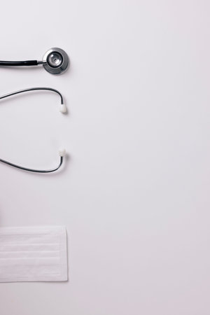 a stethoscope and a mask
