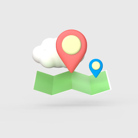 Map Location Iconの写真素材