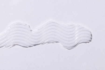 a wavy white cream