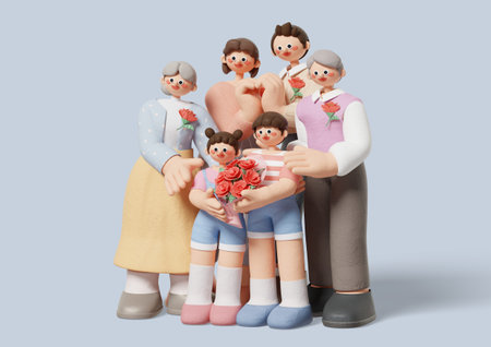 Three-generation family