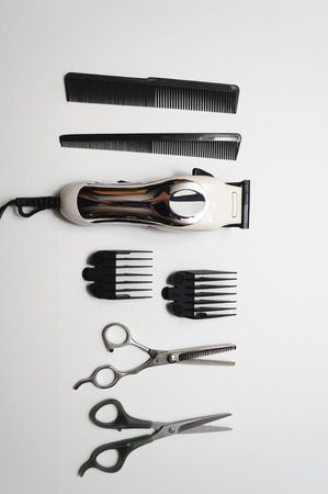 Hair Stylist Cutting Toolsの写真素材