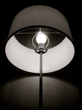 Simple Lamp Viewed From Belowの写真素材