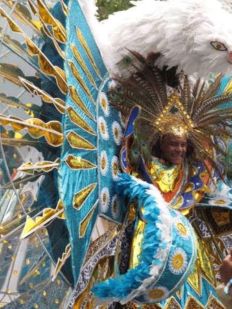 Dancer at the West Indian American Day Carnival and Parade, largest parade in the United States, September 4, 2012, Brooklyn, New Yorkのeditorial素材
