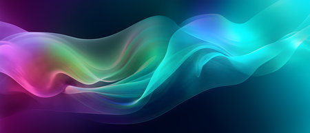 The computer-generated background of the photo showcases a mesmerizing display of vibrant and colorful clouds. The sky is filled with an array of hues, ranging from vibrant pinks and purples to soothing blues and oranges. The swirling patterns and gradients create a surreal and ethereal atmosphere, capturing the imagination. This image embodies a sense of wonder and invites viewers to immerse themselves in a dreamlike world of ever-changing and captivating colors.の素材