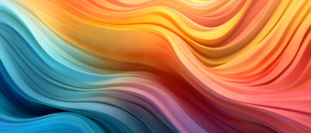 The photo showcases an abstract colorful background. Vibrant hues and dynamic patterns create a visually captivating scene. This image captures the essence of abstract art, inviting viewers to appreciate the interplay of colors and forms, evoking a sense of creativity and visual stimulation.の素材