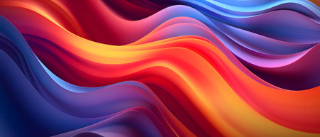 The photo showcases an abstract colorful background. Vibrant hues and dynamic patterns create a visually captivating scene. This image captures the essence of abstract art, inviting viewers to appreciate the interplay of colors and forms, evoking a sense of creativity and visual stimulation.の素材