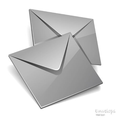 Envelops icon isolated. Vector illustration.のイラスト素材