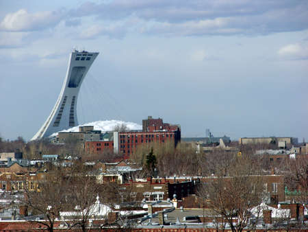 Montreal skylineの写真素材