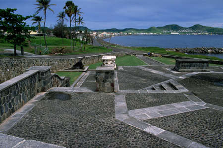 View of Basseterre, St  Kitts, West Indiesの写真素材
