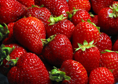 Strawberry macroの写真素材