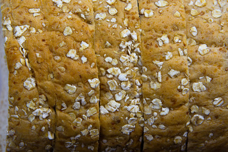 Closeup whole Grain Bread.