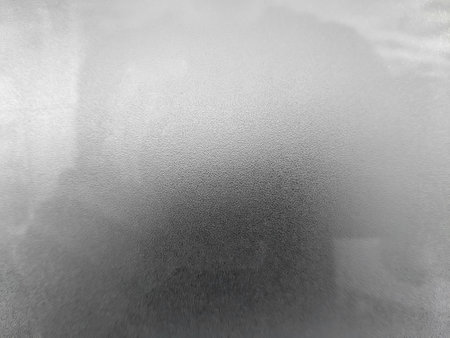 Decorative Glass Film of office. Closeup Frosted Glass Thick Film for reduces visibility across. Toilet wall sticker bathroom decoration. Office films privacy for bathroom Office meeting room.の写真素材