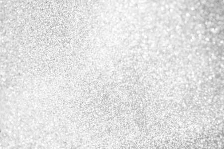 White glitter background, White abstract background with blurred bokeh, Abstract bokeh lights with soft light background.の写真素材