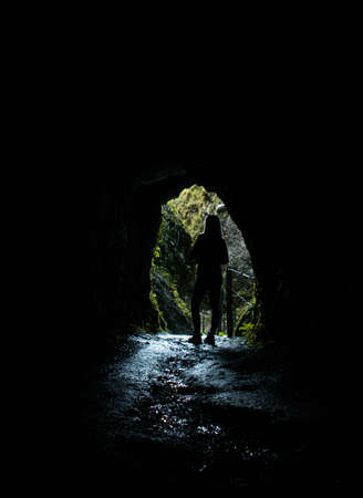 cave entranceの写真素材