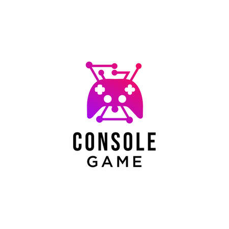 joystick for game vector icon. logo design. Game controller Illustration. Cybersport concept. Console gamepad. Suitable for many purposesのイラスト素材