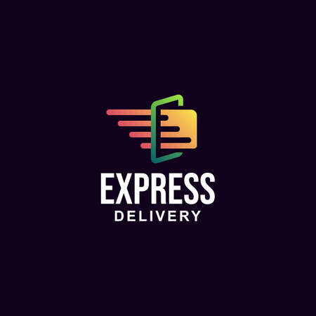 delivery and shipping Logo design. Vector illustration. for your business or companyのイラスト素材