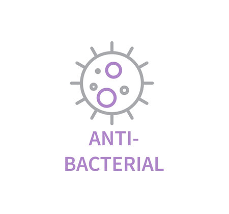 Anti-Bacterial Cosmetics and Beauty Skin Care Vector Line Iconのイラスト素材