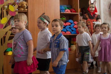 kids a happy holiday and a happy carefree timeのeditorial素材