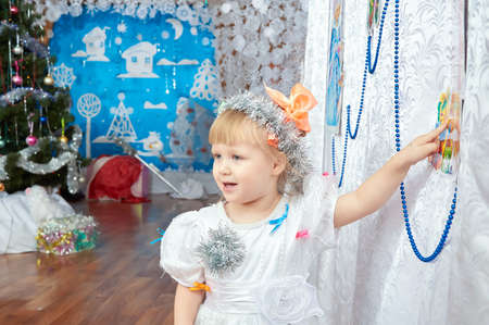 Russia, Iskitim, kindergarten "Orlenok", desember 2014 year, children in kindergartenのeditorial素材