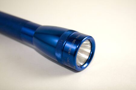 Blue Mini Flashlight の写真素材