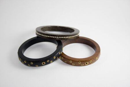 Wooden Braceletsの写真素材