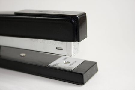 Black Stapler Close-upの写真素材