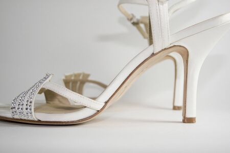 White Womens Shoeの写真素材