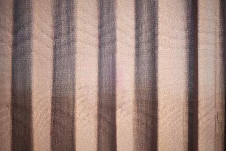 Ribbed texture. Blinds on window. material details. fabric surface.