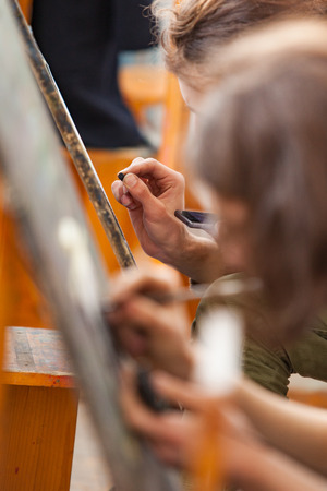 Drawing class, creativityの写真素材