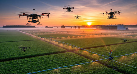 A beautiful watercolor painting of a crescent moon adorned with a glowing, ornate lantern hanging from its tip.の素材