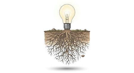 A single, ornate, red and orange clay diya lamp is lit, casting a warm glow. It sits on a clean white surface.の素材