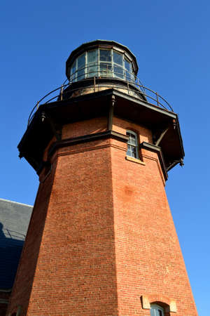 South East Lighthouse, Block Island, USAの写真素材