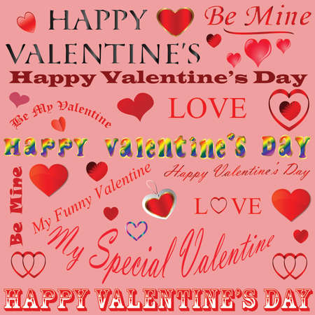 Valentines-Lettering Backgroundの写真素材