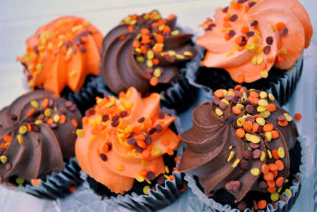 October Cup Cakes 2の写真素材