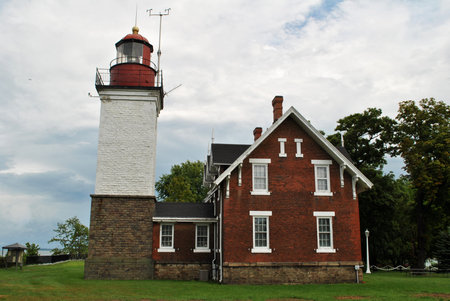 Dunkirk Lighthouse, New Yorkの写真素材