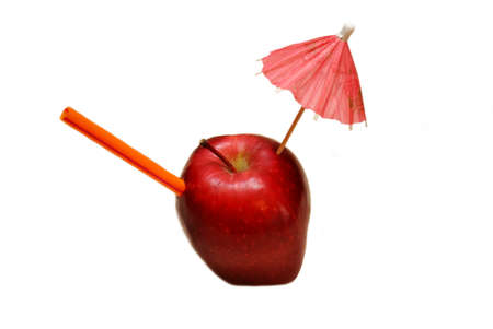 A Juicy Apple as a Nutritious Drinkの写真素材