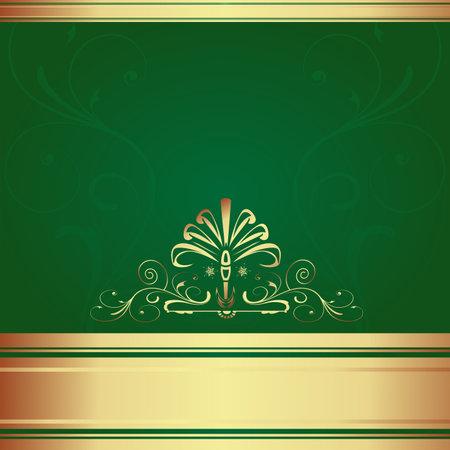Background - Elegant Green for Wedding or Corporateのイラスト素材