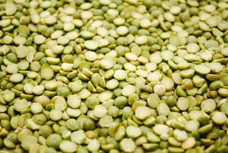 A Back Ground of Green Split Peasの写真素材