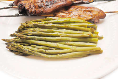Asparagus Served as a Summer Side Dishの写真素材