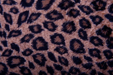 Animal fur background in black and brown
