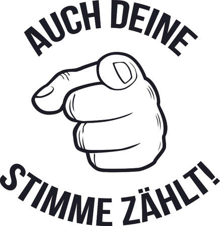 Even your voice countsのイラスト素材